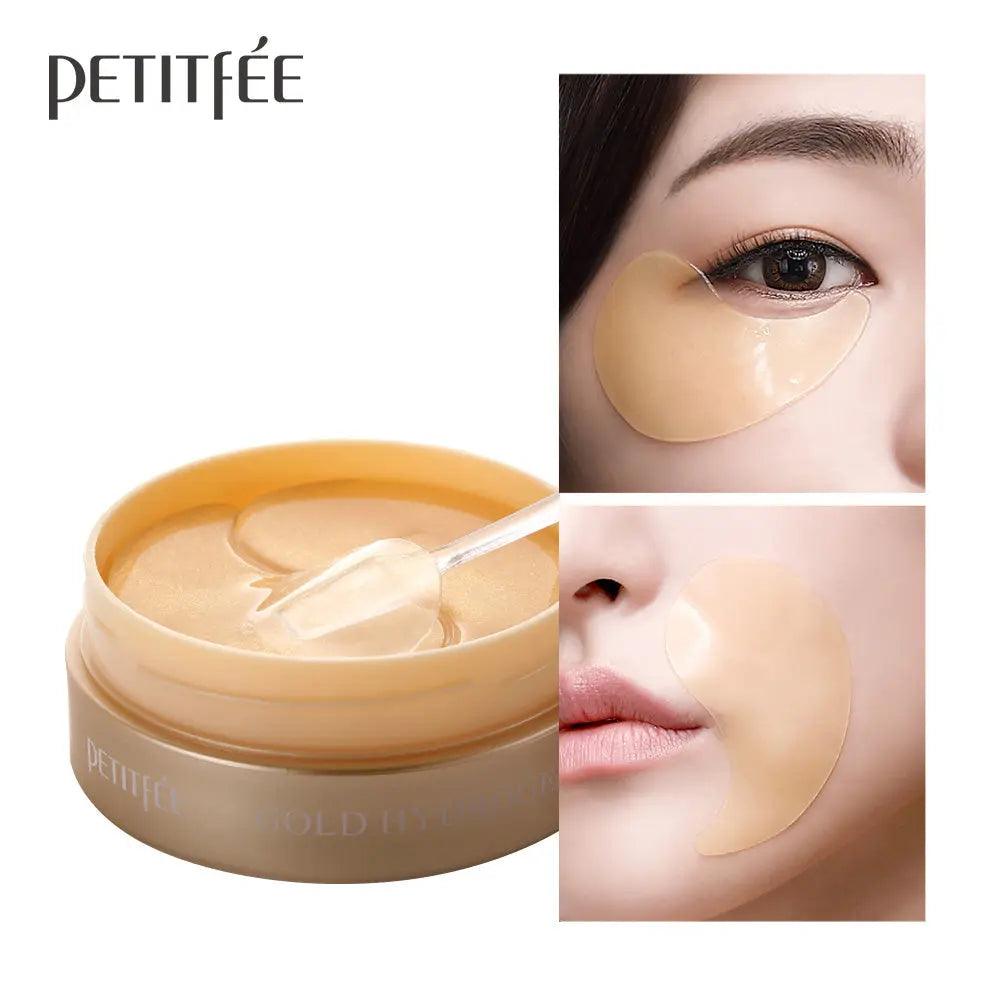 PETITFEE | GOLD Hydrogel Eye Patch, 60бр.Корейска Козметика | LovelyMe