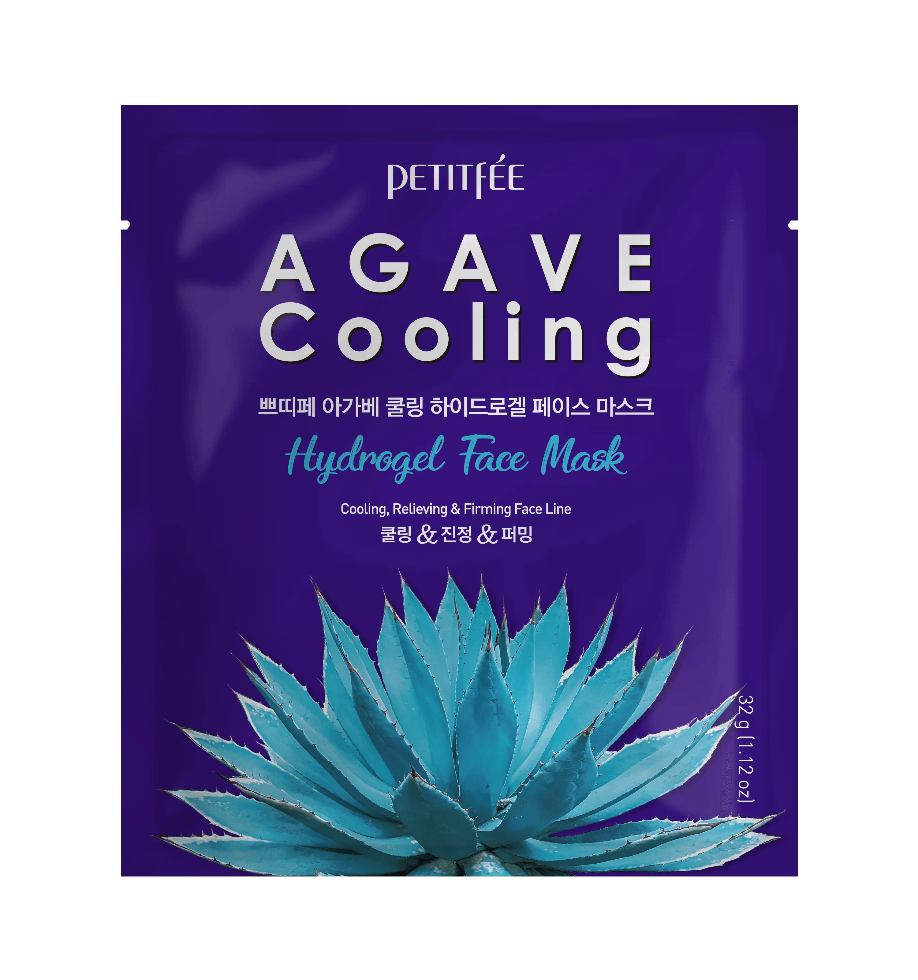 PETITFEE Agave Cooling хидрогелна маска за лицеКорейска Козметика | LovelyMe