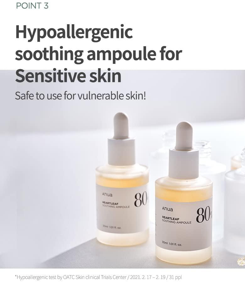 Серум за лице Anua с 80% екстракт от Heartleaf, 30mlКорейска Козметика | LovelyMe