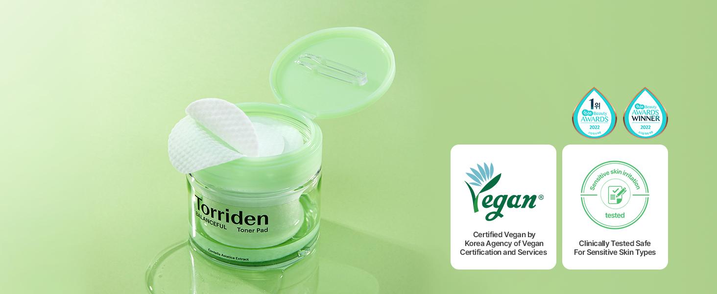 Тонер падове за лице Torriden Balanceful Toner Pad 180ml, 60брКорейска Козметика | LovelyMe