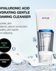 ANUA 8 Hyaluronic Acid Hydrating Gentle Foaming Cleanser – Почистващ пяна с 8-видни хиалуронови киселини и цинк (150 ml)