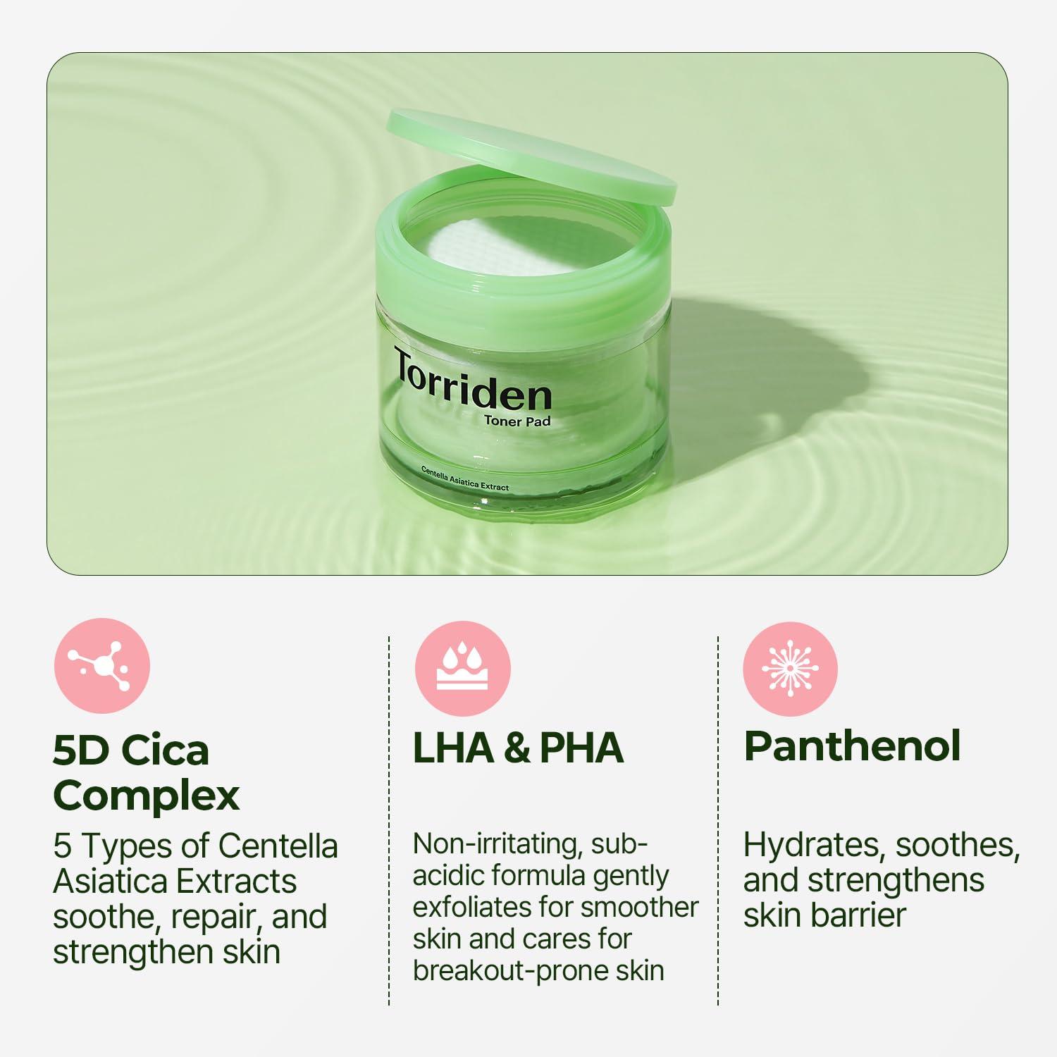 Тонер падове за лице Torriden Balanceful Toner Pad 180ml, 60брКорейска Козметика | LovelyMe