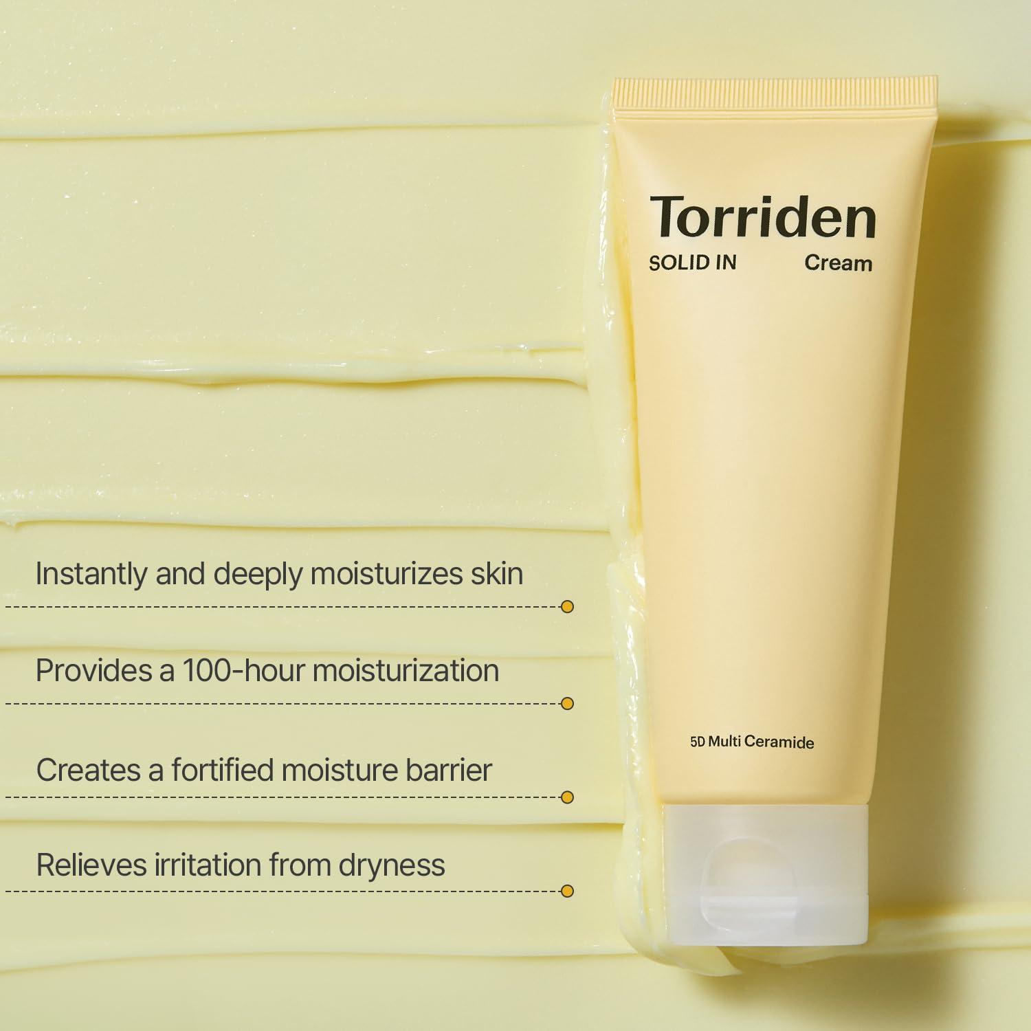 Хидратиращ Крем за лице Torriden SOLID-IN Ceramide Cream 70mlКорейска Козметика | LovelyMe