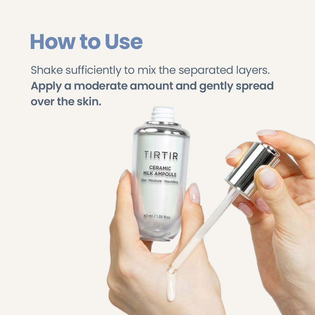 Ампула за лице TirTir Ceramic Milk Ampoule 40/10 mlКорейска Козметика | LovelyMe