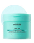 ANUA PDRN 100 Hyaluronic Acid Glow Pad – Хидратиращи тонер падове с PDRN, хиалурон и ниацинамид за сияйна кожа (60 бр.)