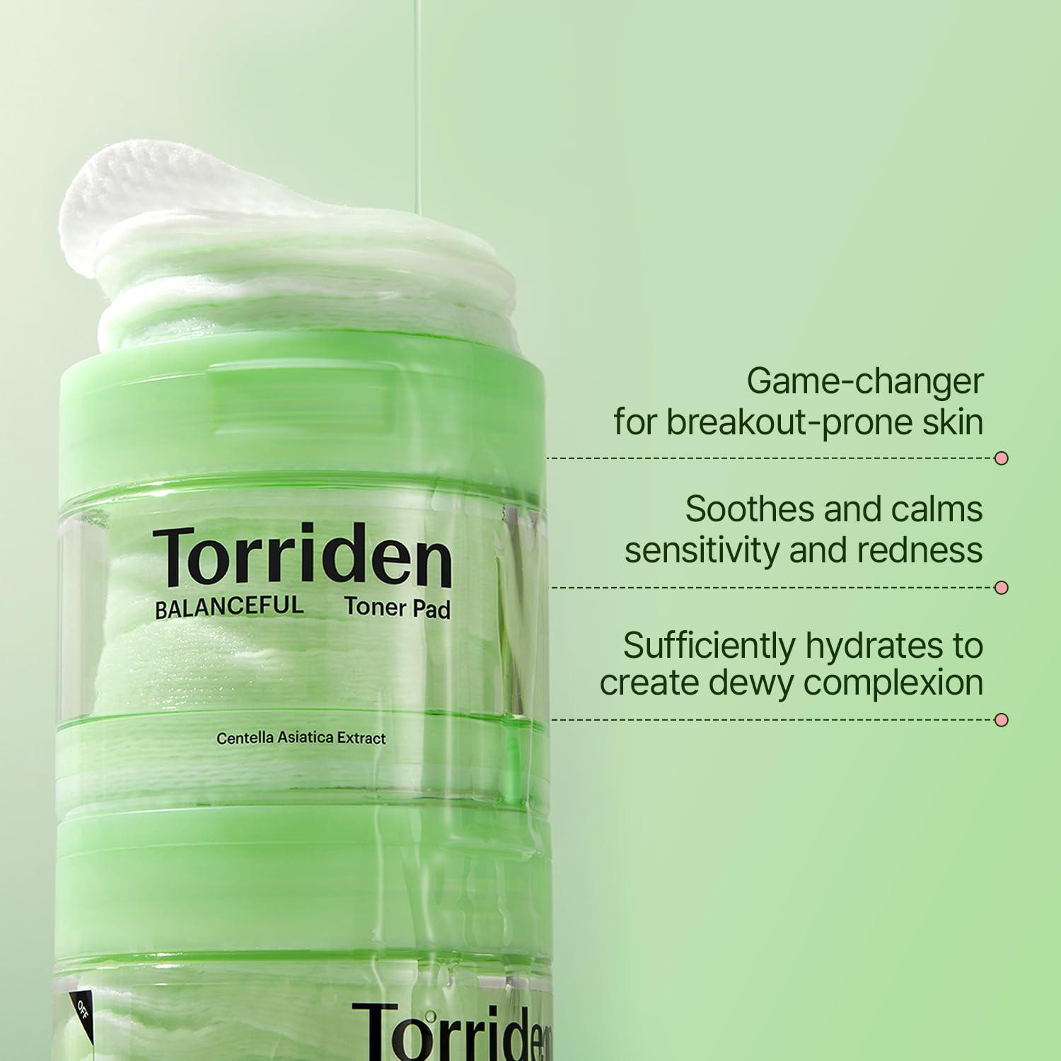 Тонер падове за лице Torriden Balanceful Toner Pad 180ml, 60брКорейска Козметика | LovelyMe