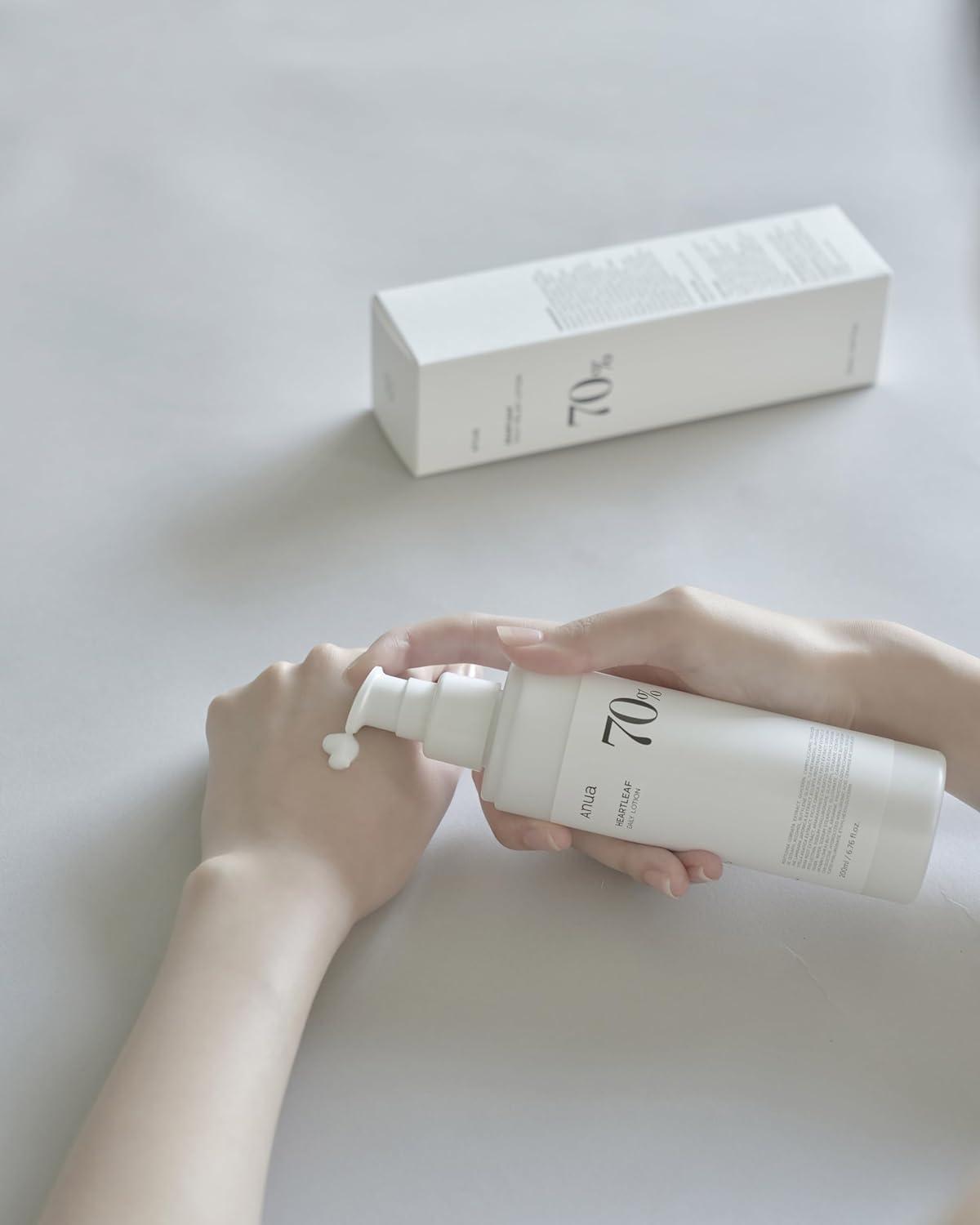 Успокояващ хидратиращ лосион Anua Heartleaf 70% Daily Lotion, 200mlКорейска Козметика | LovelyMe