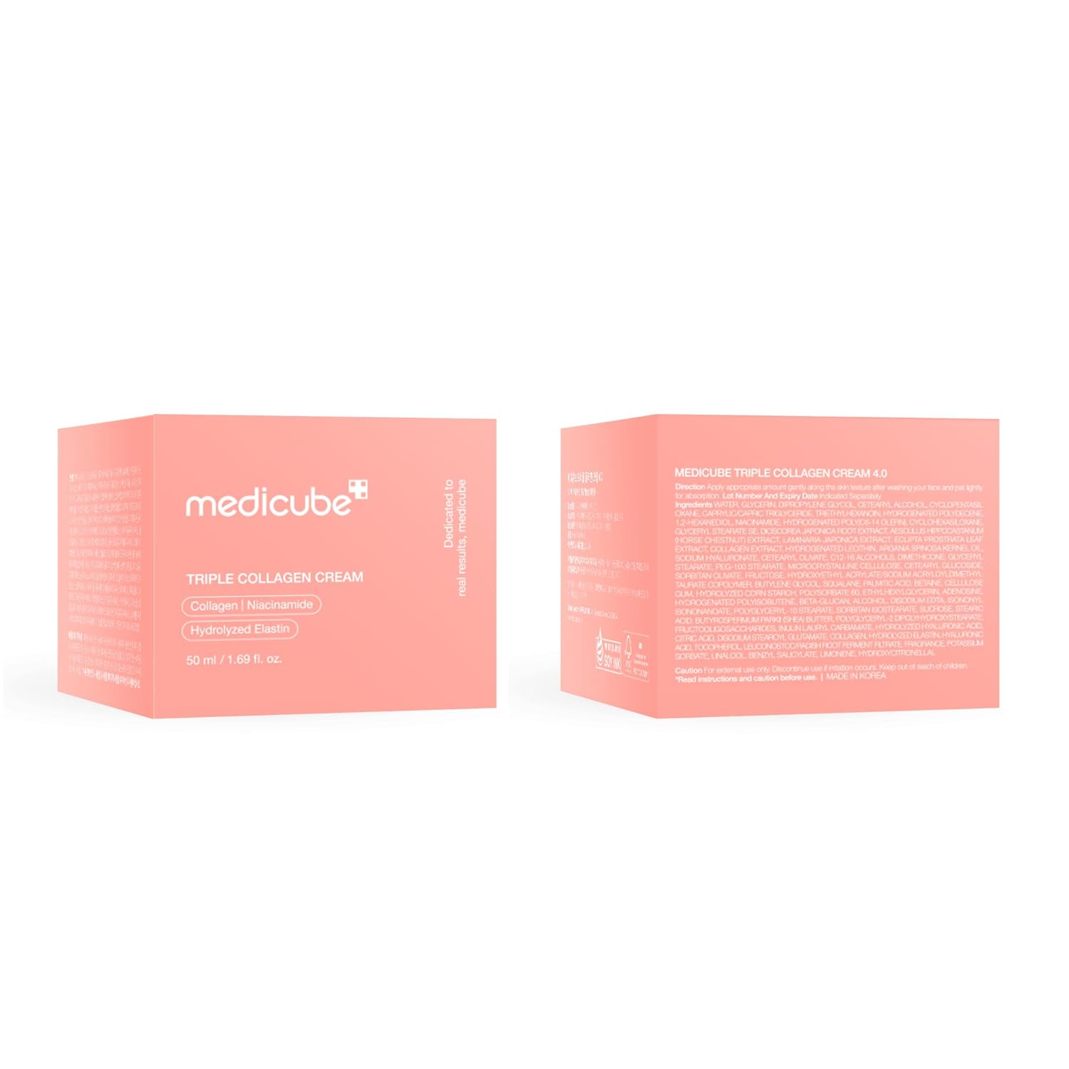 Medicube Triple Collagen Cream 4.0 – Хидратиращ крем с троен колаген и ниацинамид (50 мл)Корейска Козметика | LovelyMe