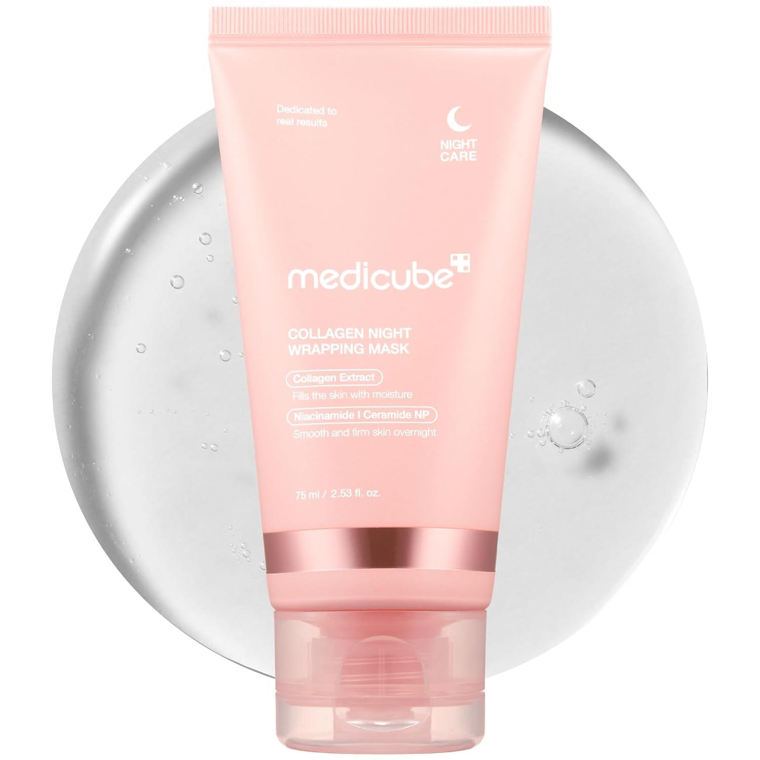 Medicube Collagen Night Wrapping Mask – Нощна маска с колаген и хиалуронова киселина (75 мл)Корейска Козметика | LovelyMe