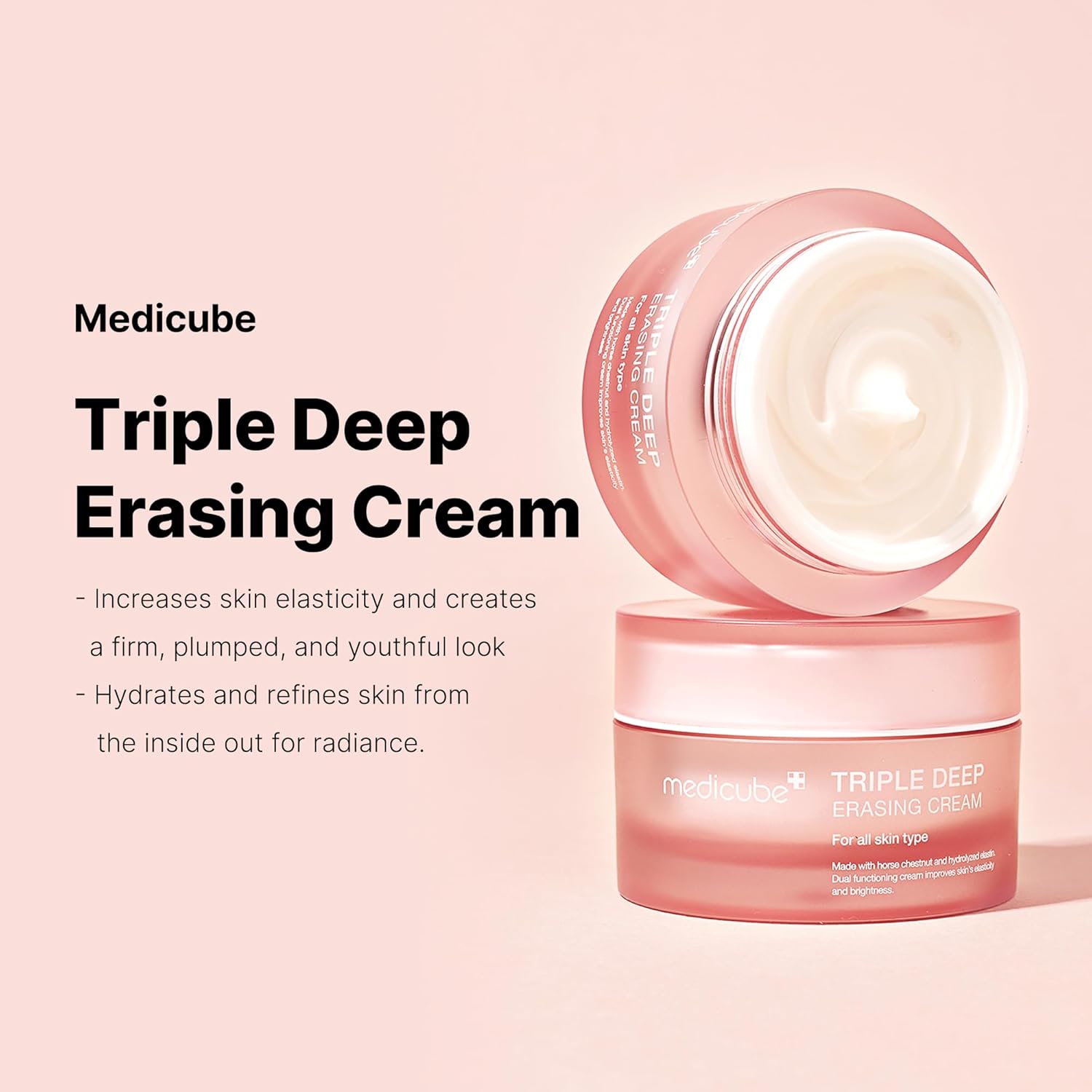 Medicube Triple Collagen Cream 4.0 – Хидратиращ крем с троен колаген и ниацинамид (50 мл)Корейска Козметика | LovelyMe