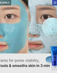 MediCube Zero Pore Blackhead Mud Mask — маска за черни точки с 5 вида глина, AHA, BHA и PHA 100g