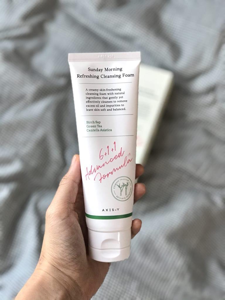 Почистваща пяна за лице AXIS-Y Sunday Morning Refreshing Cleansing Foam, 120mlКорейска Козметика | LovelyMe