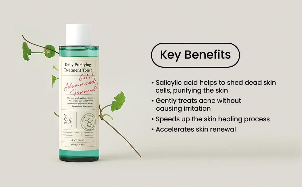 Тонер за лице Axis-Y Daily Purifying Treatment Toner, 200млКорейска Козметика | LovelyMe