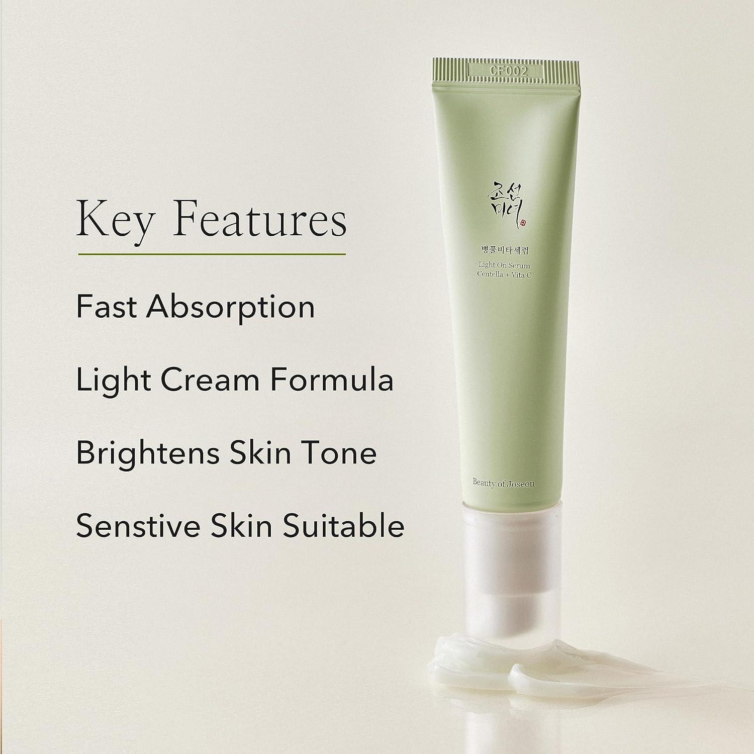 Серум за лице Beauty of Joseon Light On Serum Centella + Vita C, 30мл.Корейска Козметика | LovelyMe
