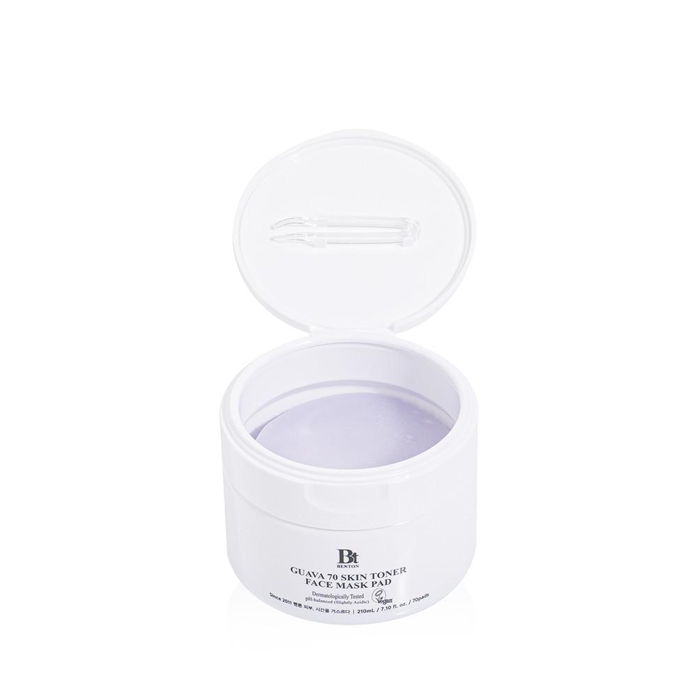 Напоени тампони с екстракт от гуава BENTON Guava 70 Skin Toner Face Mask Pad 210g (70pads)Корейска Козметика | LovelyMe