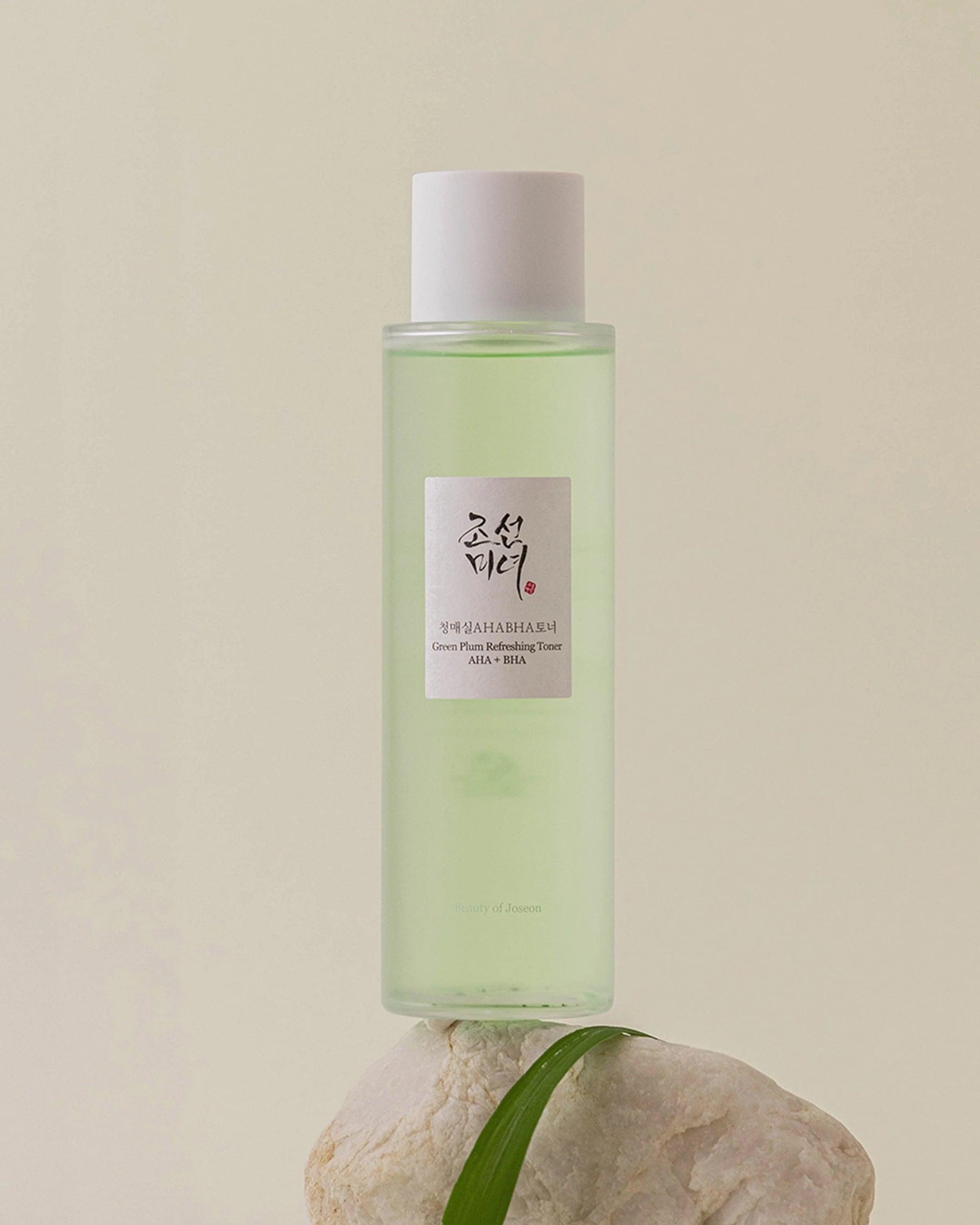 Тоник за Лице Beauty of Joseon Green Plum Refreshing Toner: AHA + BHA, 150mlКорейска Козметика | LovelyMe