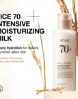Anua Rice 70 Intensive Moisturizing Milk – Хидратиращ лосион с 70 % оризова вода и ниацинамид, 150 ml