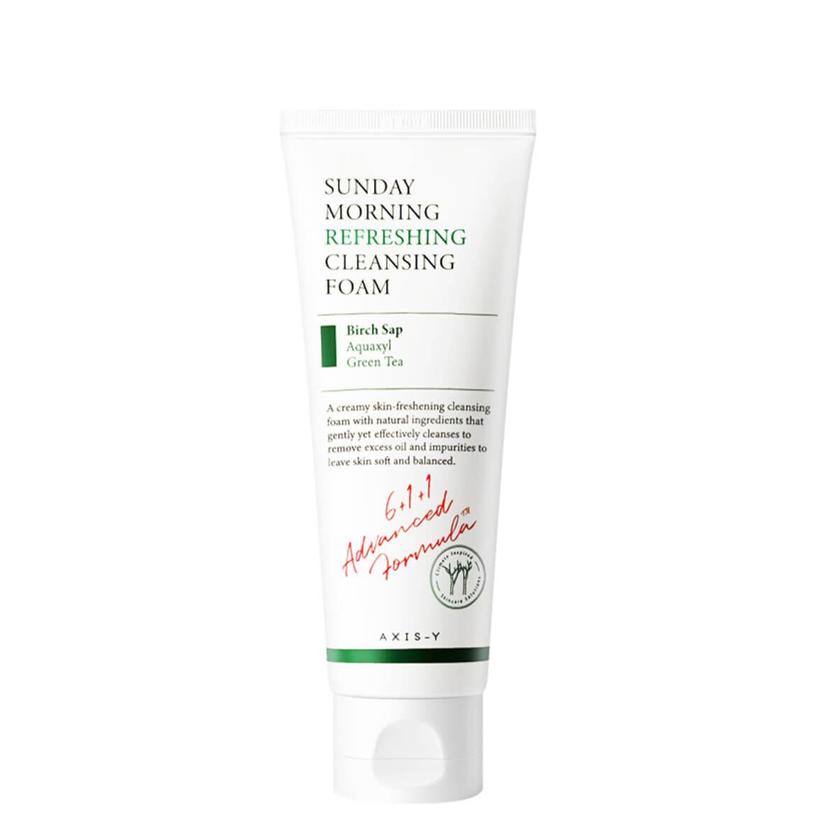 Почистваща пяна за лице AXIS-Y Sunday Morning Refreshing Cleansing Foam, 120mlКорейска Козметика | LovelyMe