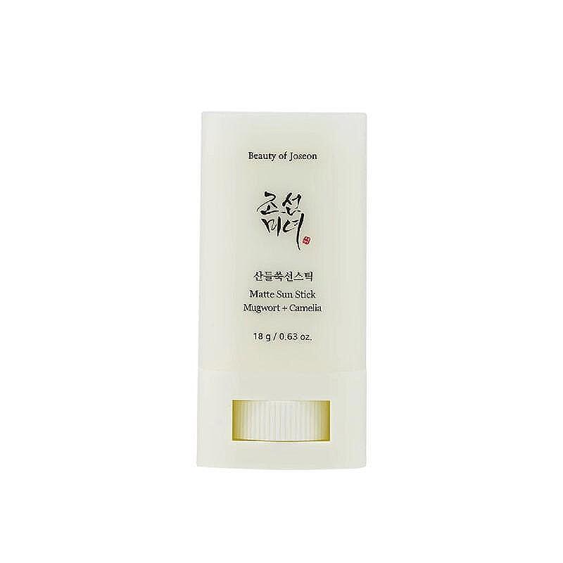 Слънцезащитен стик BEAUTY OF JOSEON Matte Sun Stick Mugwort+Camelia SPF 50+ PA++++, 18 gКорейска Козметика | LovelyMe