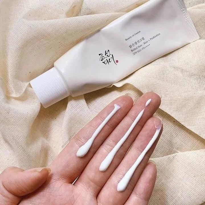Слънцезащитен крем Beauty of Joseon Relief Sun:Rice + Probiotics SPF50+ PA++++ 10/50mlКорейска Козметика | LovelyMe