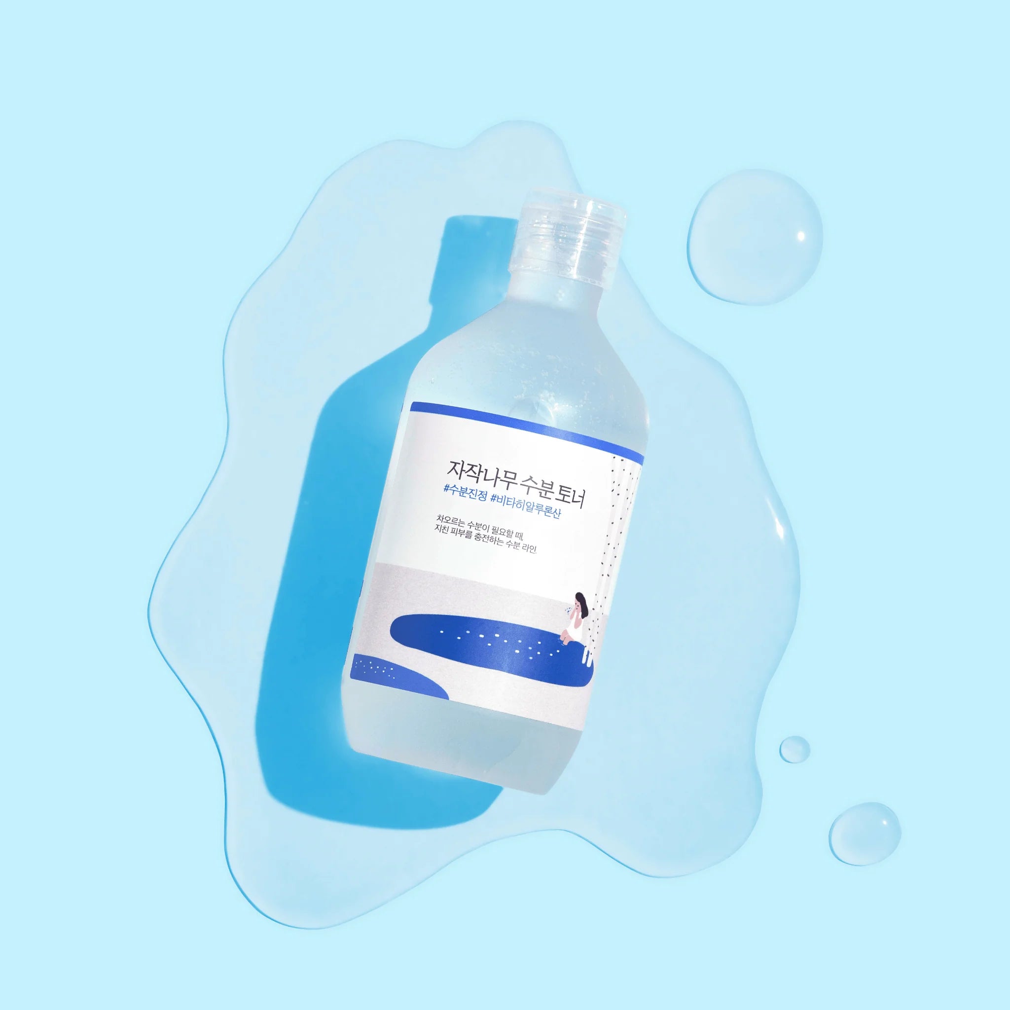 Тонер за лице с екстракт от бреза и хиалуронова киселина Round Lab Birch Juice Moisturizing Toner 300 mlКорейска Козметика | LovelyMe