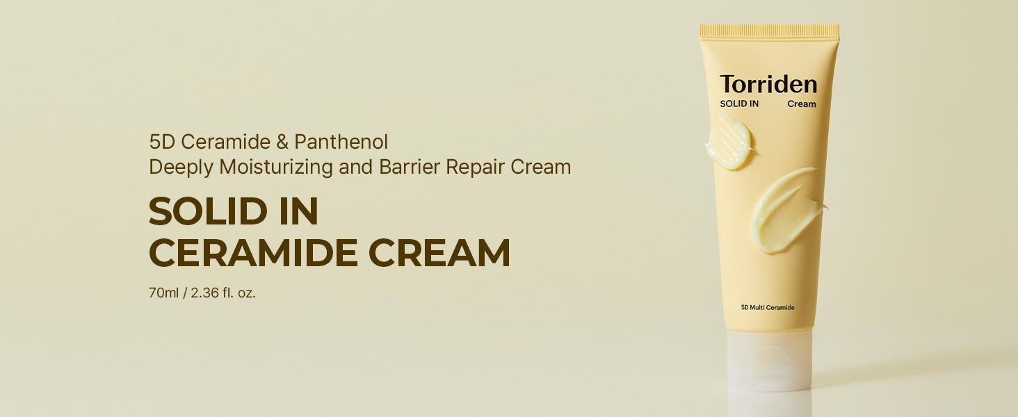 Хидратиращ Крем за лице Torriden SOLID-IN Ceramide Cream 70mlКорейска Козметика | LovelyMe