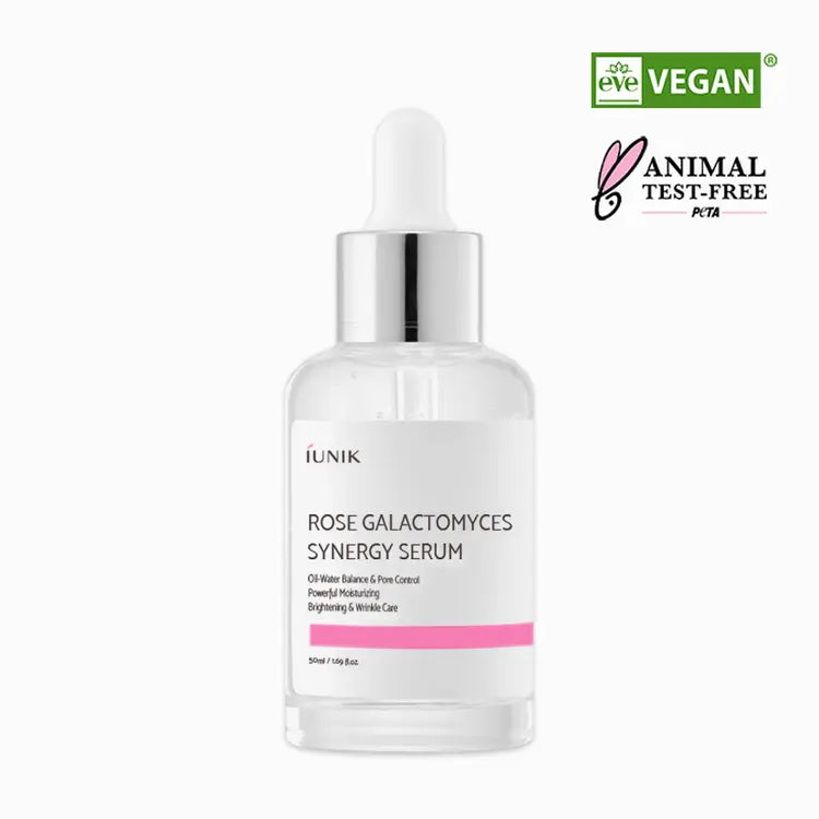 Серум за Лице iUNIK Rose Galactomyces Synergy Serum (50ml)Корейска Козметика | LovelyMe