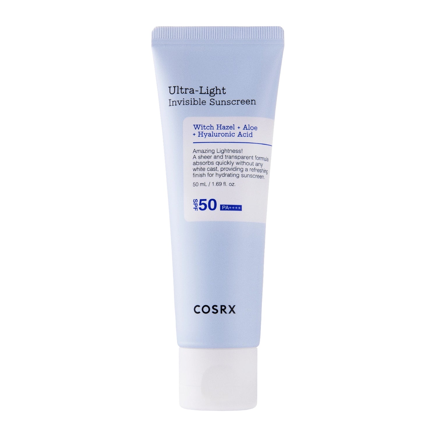 Слънцезащита COSRX - Ultra - Light Invisible Sunscreen SPF50+/PA++++, 50млКорейска Козметика | LovelyMe