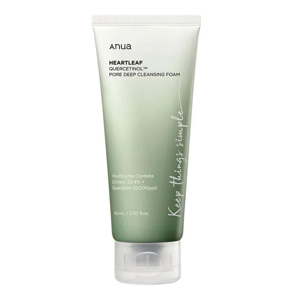 Почистваща пяна Anua - Heartleaf Quercetinol Pore Deep Cleansing Foam, 150млКорейска Козметика | LovelyMe