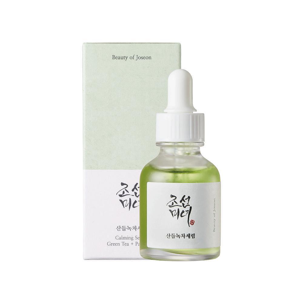 Серум за Лице BEAUTY OF JOSEON Calming Serum: Green tea + Panthenol 30млКорейска Козметика | LovelyMe