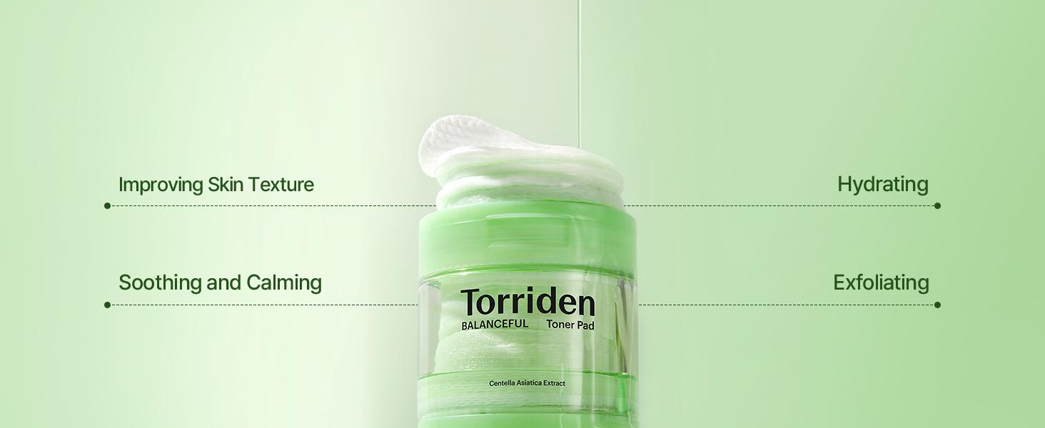 Тонер падове за лице Torriden Balanceful Toner Pad 180ml, 60бр