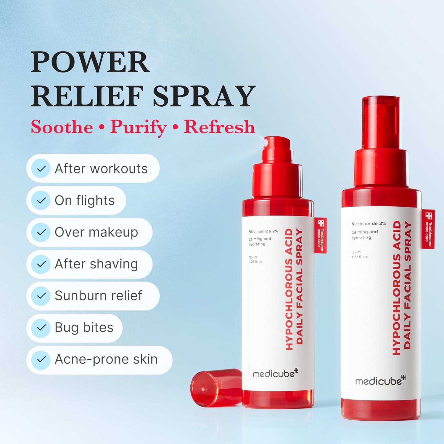 MediCube Hypochlorous Acid Daily Facial Spray — Спрей за лице с хипохлорна киселина 125ml