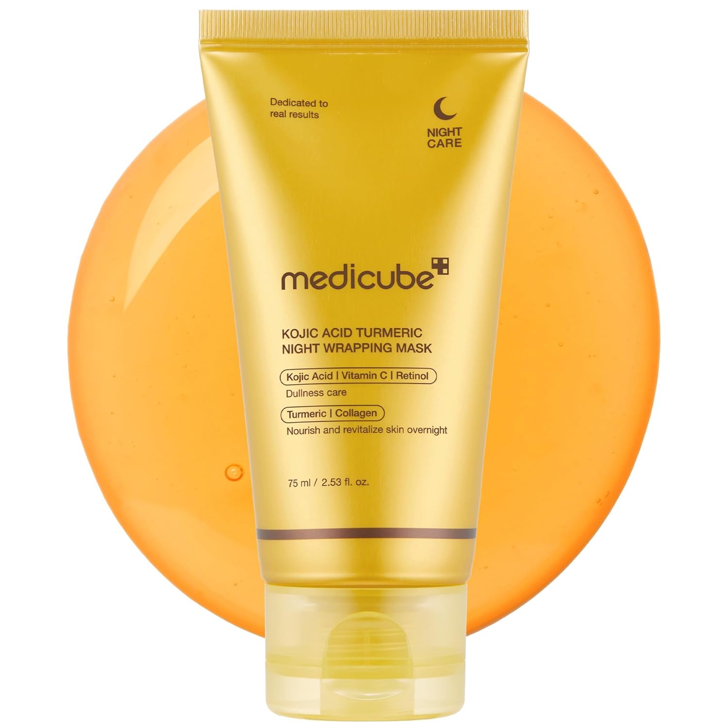 MediCube Kojic Acid Turmeric Night Wrapping Mask- Нощна маска за лице  75ml