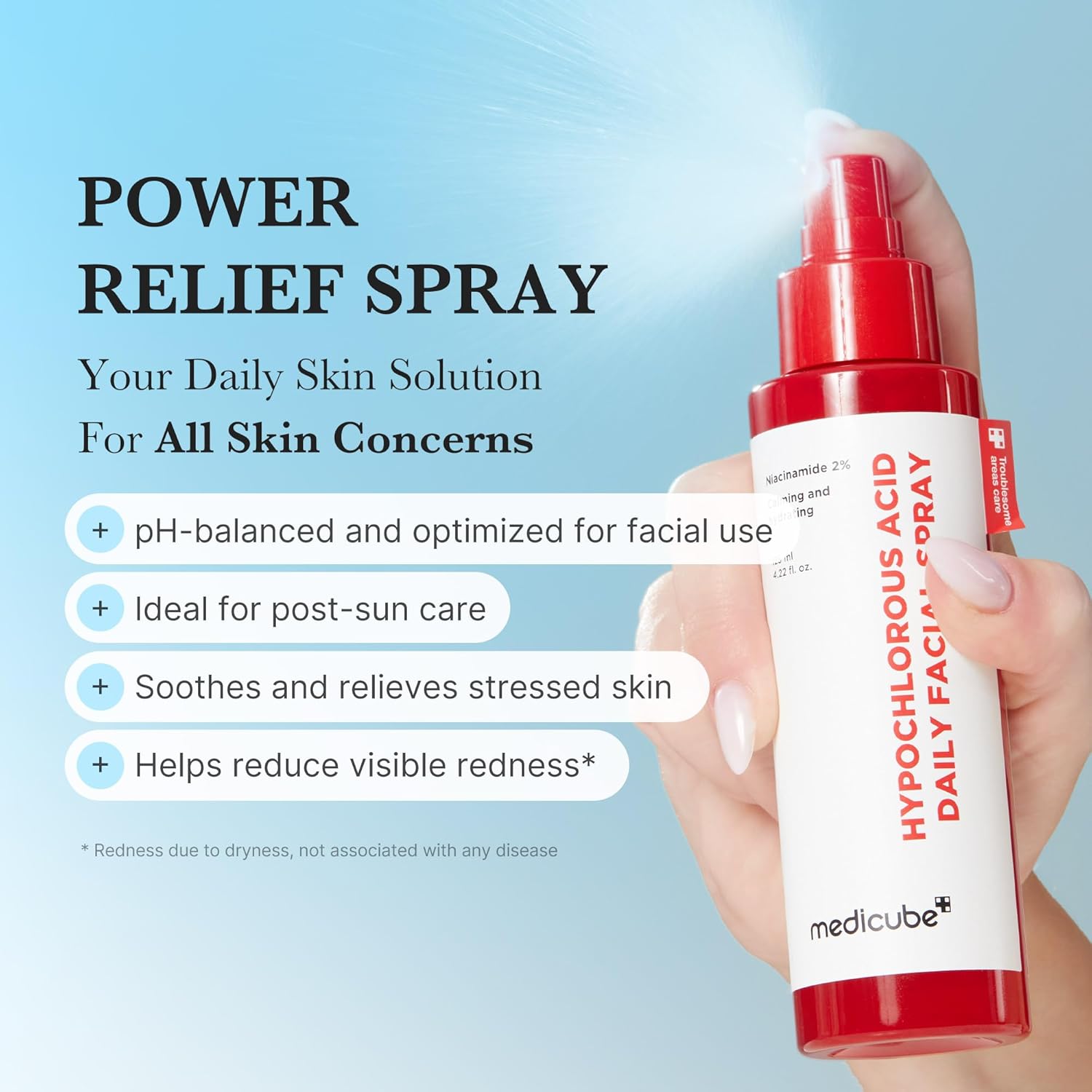 MediCube Hypochlorous Acid Daily Facial Spray — Спрей за лице с хипохлорна киселина 125ml