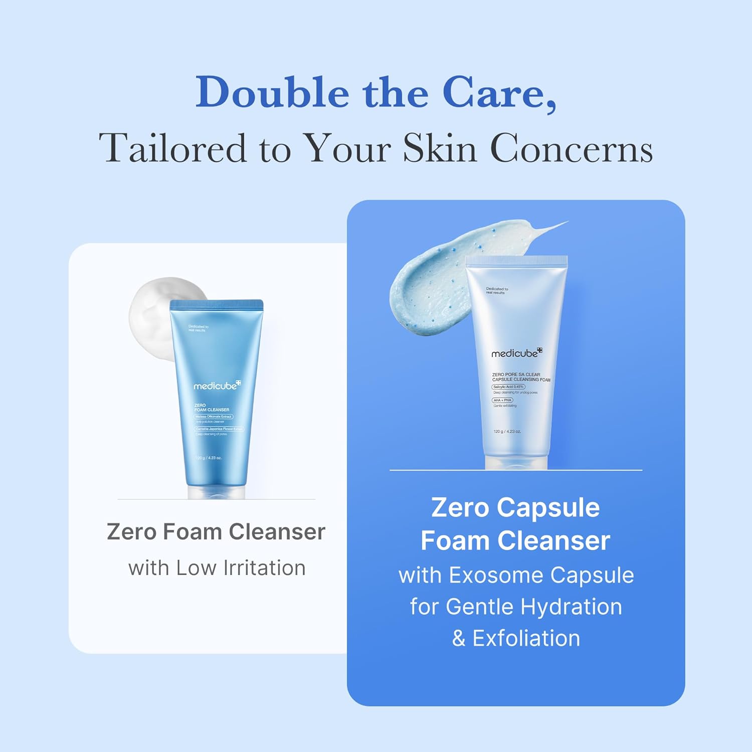 MediCube Zero Pore Clearing Capsule Cleansing Foam — Почистваща пяна с екзозомни капсули и AHA + BHA + PHA