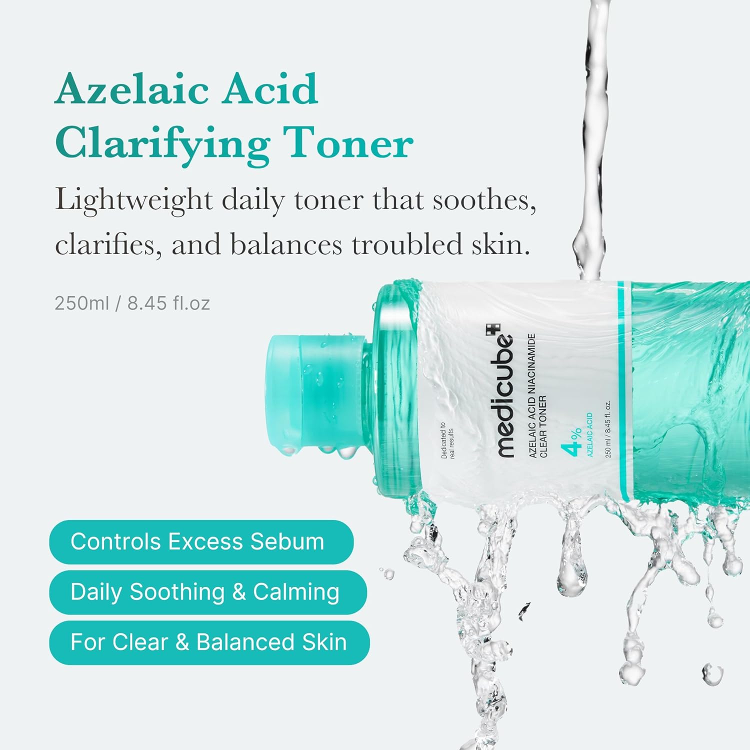 MediCube Azelaic Acid Niacinamide Clear Toner — Тонер с азелаинова киселина и ниацинамид 250ml