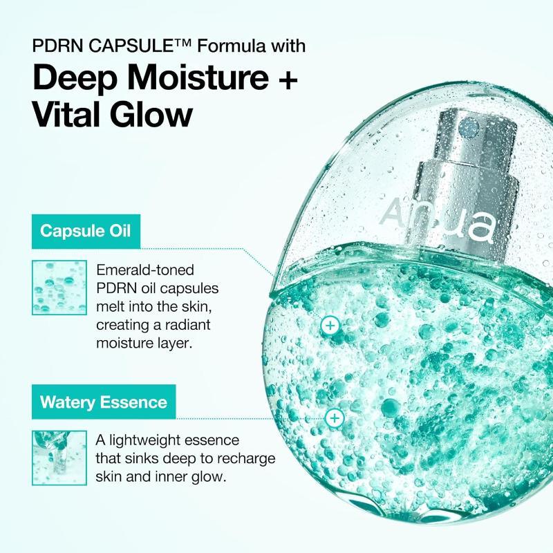 ANUA PDRN Hyaluronic Acid Hydrating Capsule Mist — Хидратиращ мист с 2000ppm PDRN, хиалуронова киселина и колаген 100/30ml