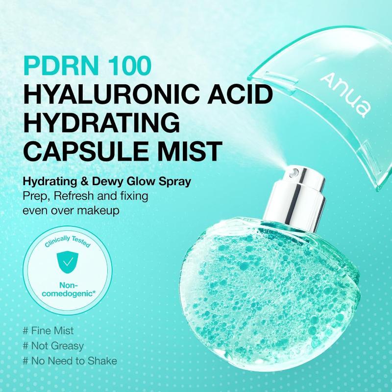 ANUA PDRN Hyaluronic Acid Hydrating Capsule Mist — Хидратиращ мист с 2000ppm PDRN, хиалуронова киселина и колаген 100/30ml
