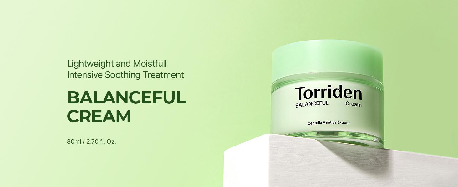 Гел-крем с хиалуронова киселина и центела Torriden Balanceful Cica Cream, 80ml