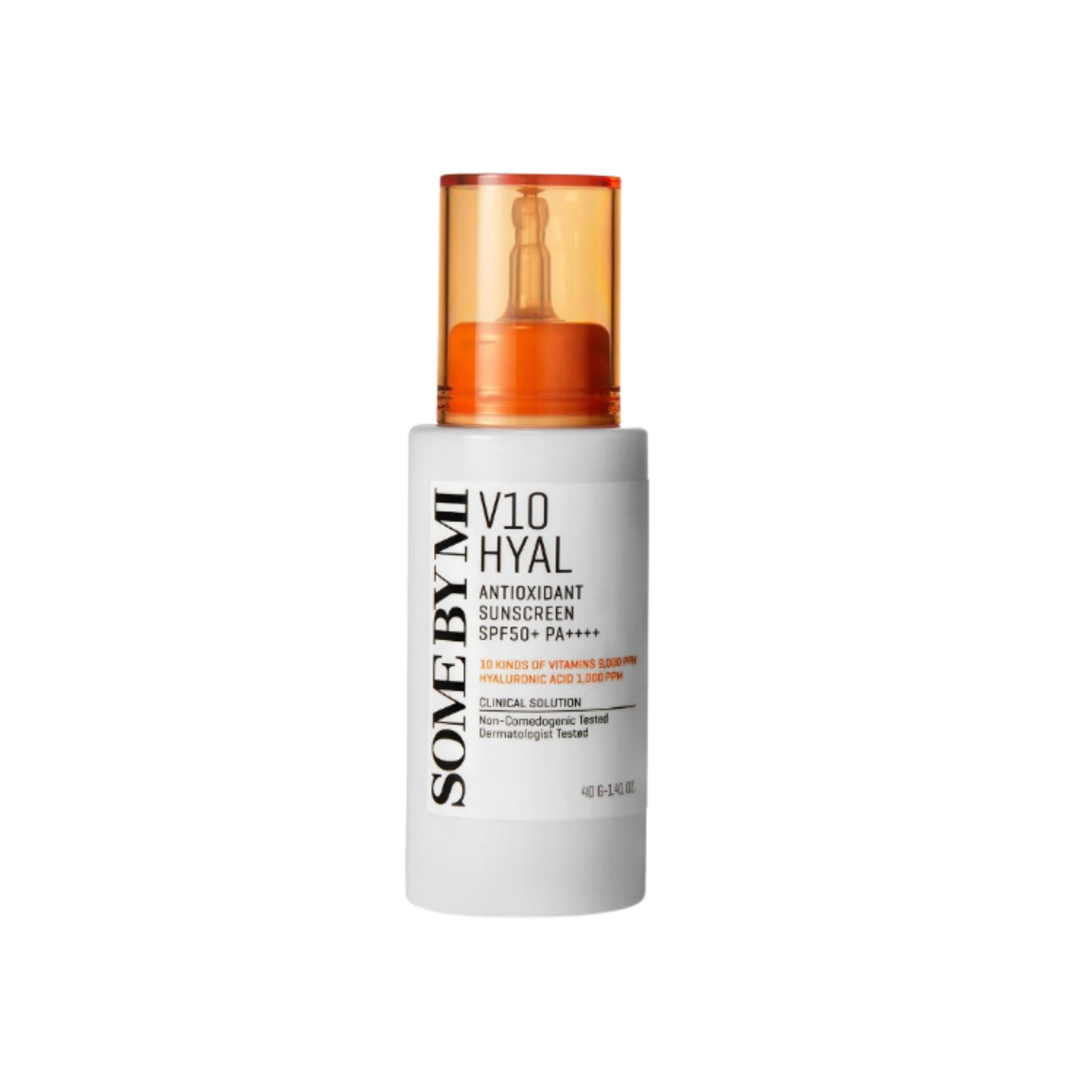 Слънцезащитен крем SOME BY MI V10 HYAL Antioxidant Sunscreen SPF50+, 40мл