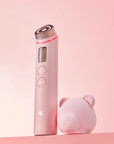 Medicube AGE-R Booster Pro Pink Bear Head Case – Защитен калъф за уред за лице (розово мече)
