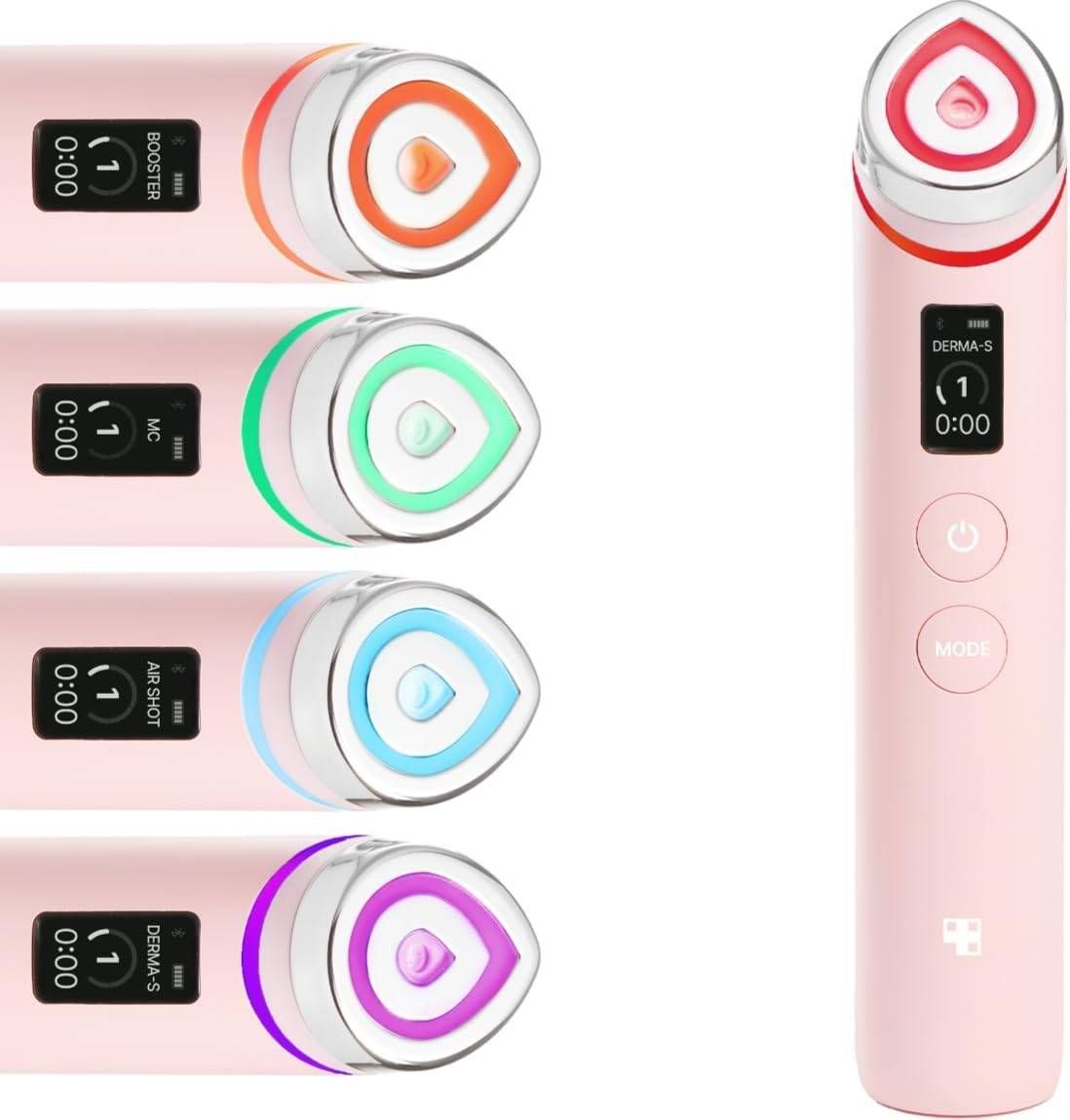Medicube AGE-R Booster Pro Pink edition – 6-в-1 уред за лице с микроток, LED и electroporation за лифтинг и сияйна кожа