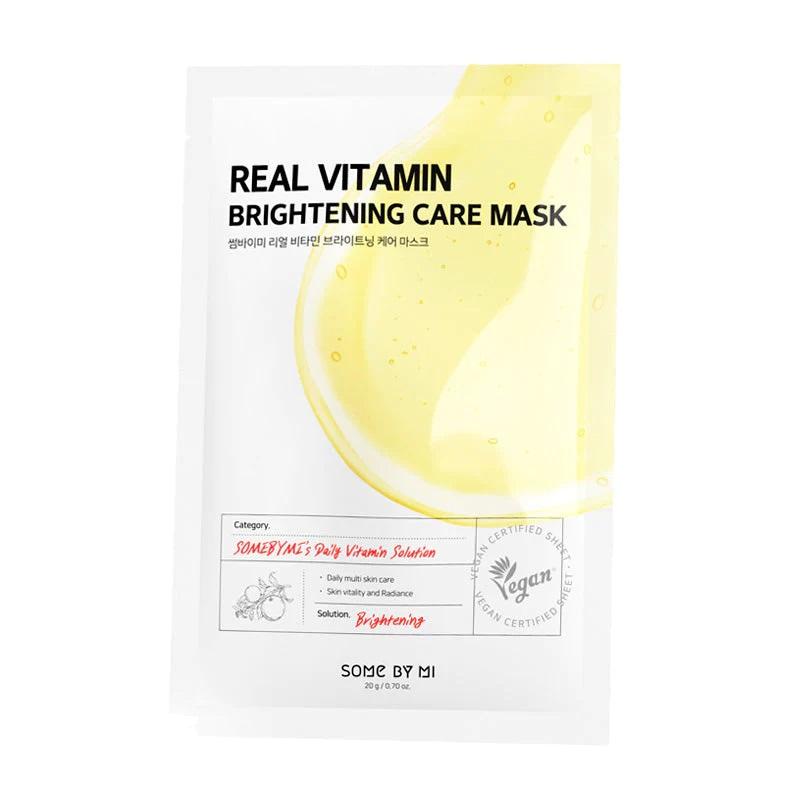 Шийт маска SOME BY MI Real Vitamin Brightening Care Mask